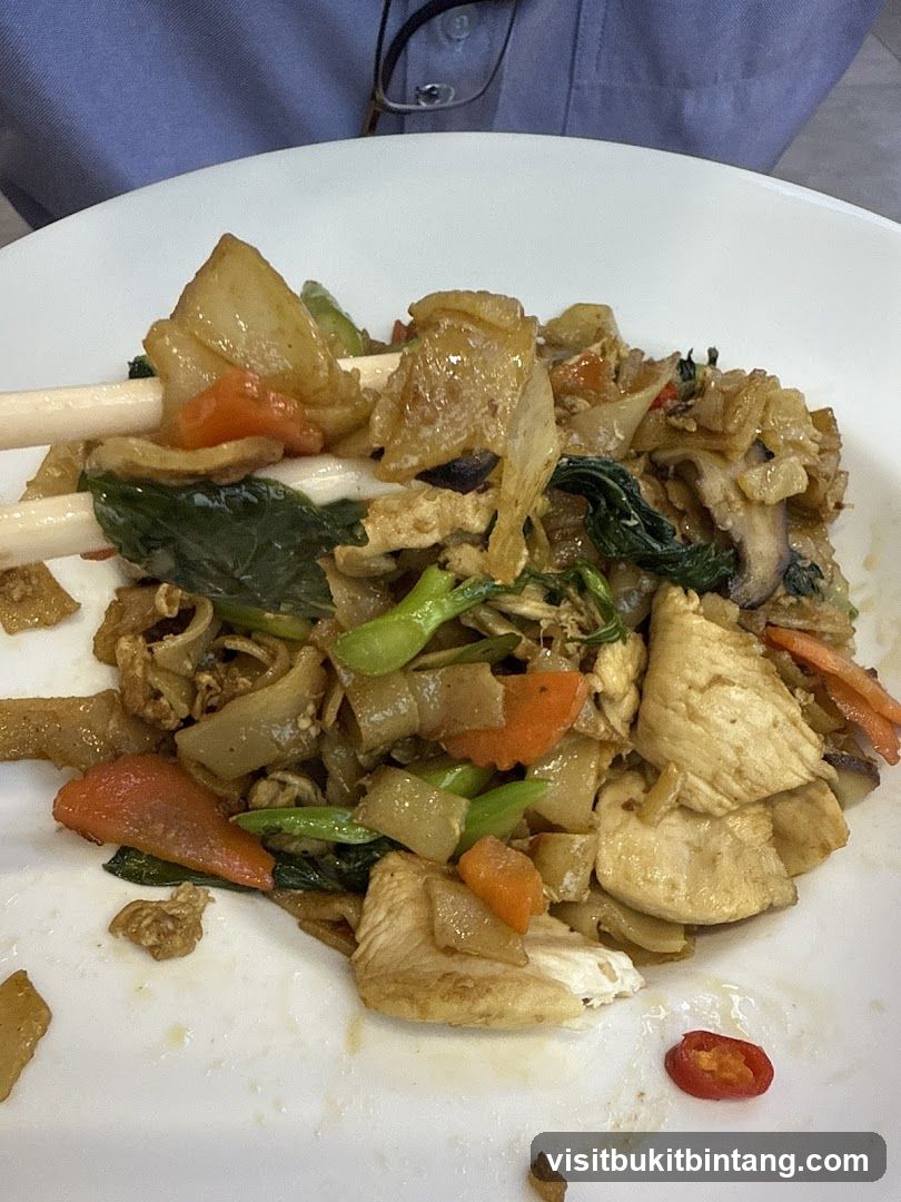 Pad See Ew with Chicken