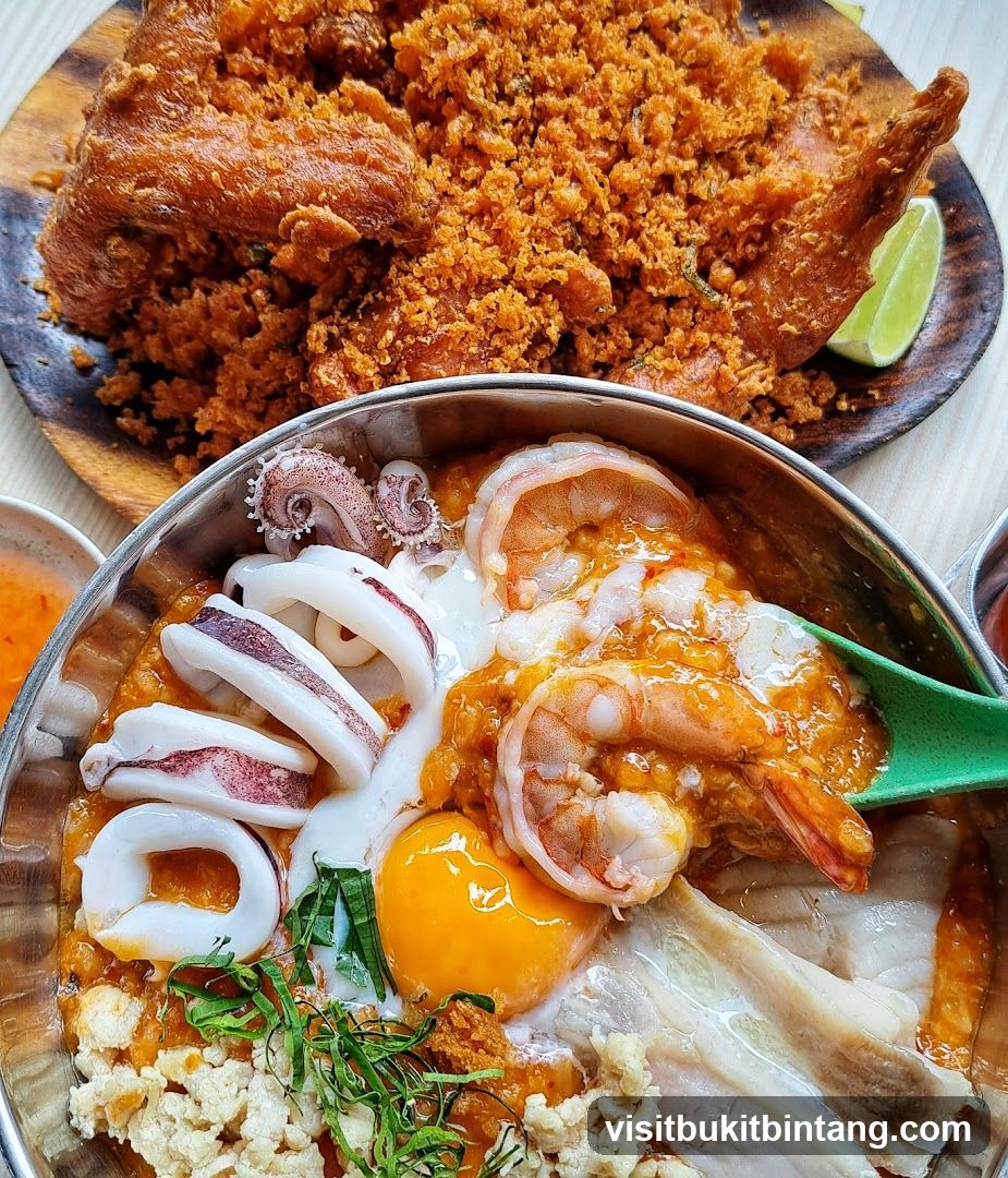 Seafood and Fried Chicken Dish