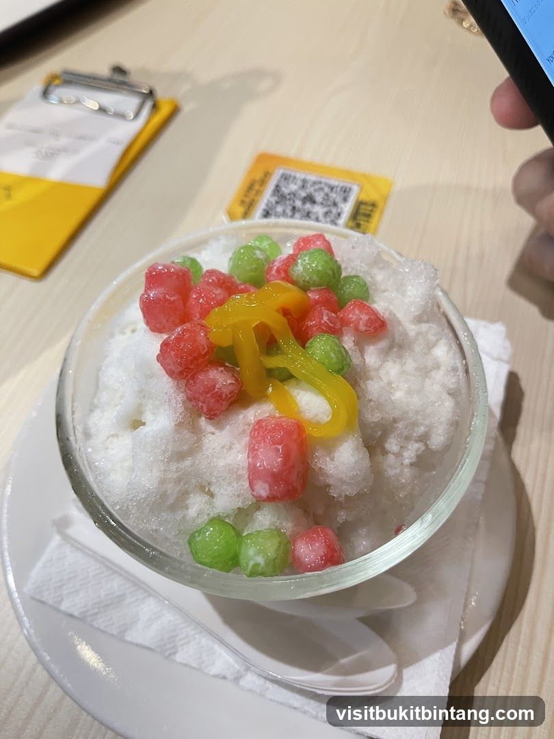 Shaved Ice Dessert