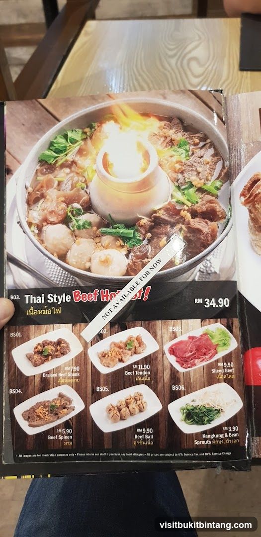 Thai Style Beef Hot Pot