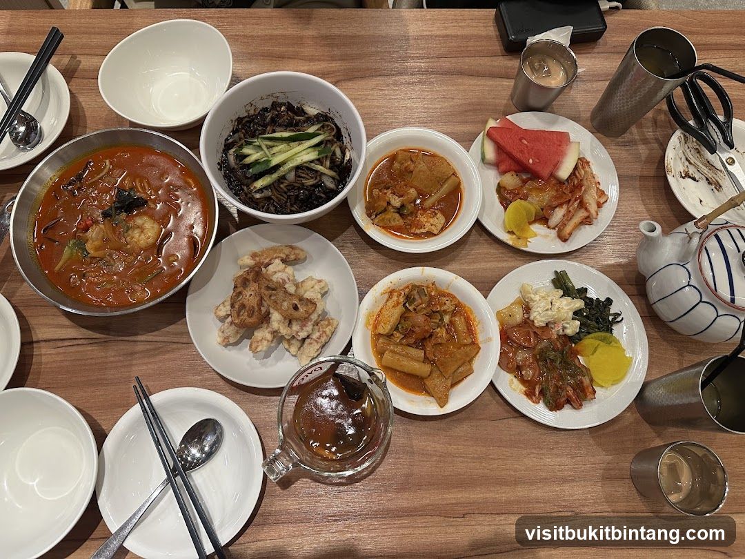 Korean Food Spread