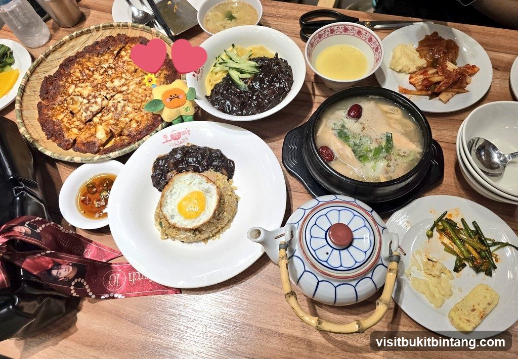Korean Food Spread