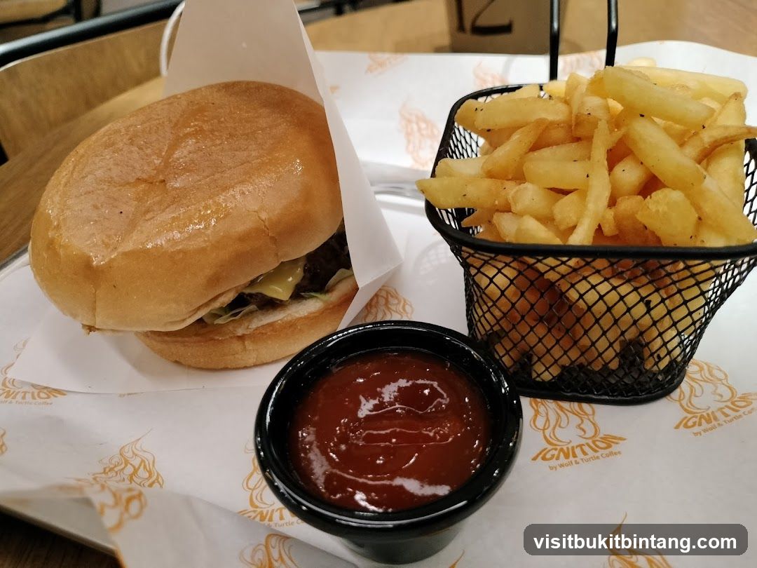 Burger and Fries