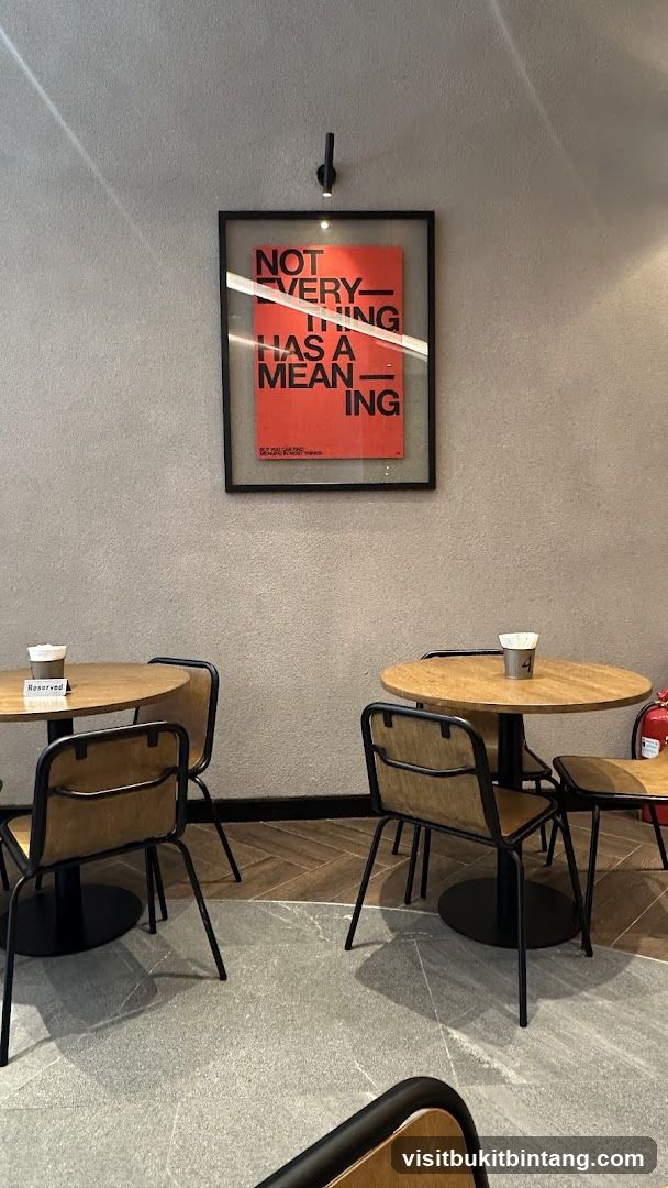 Cafe Interior with Artwork