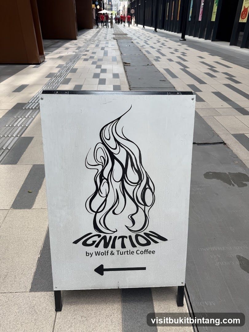 Ignition by Wolf & Turtle Coffee Sign