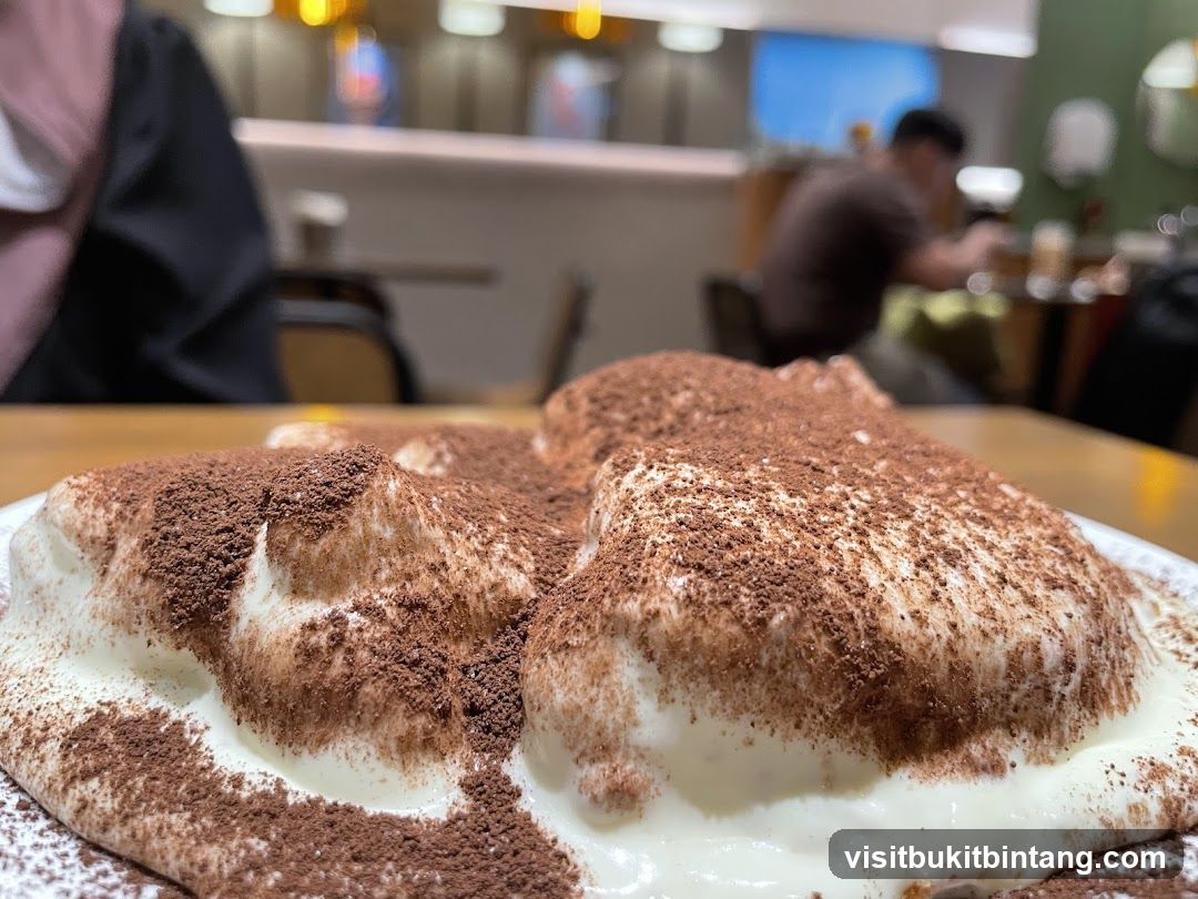 Dessert with Cocoa Powder