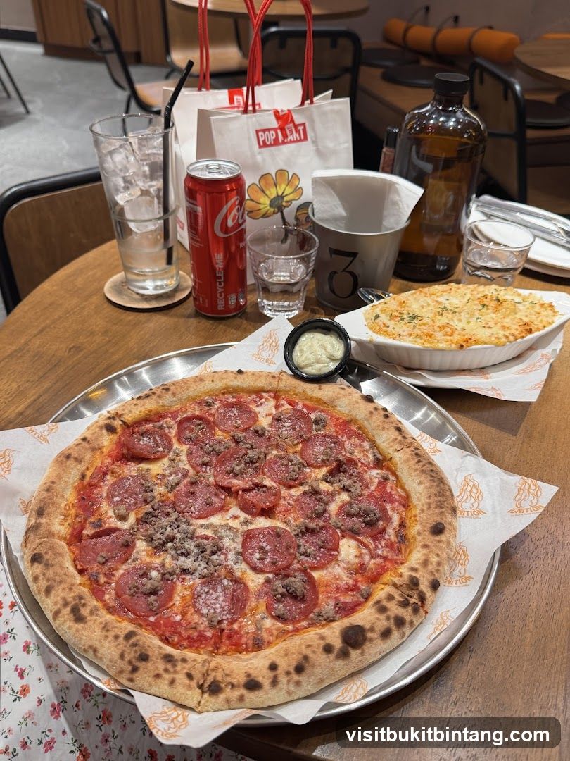 Pizza and Macaroni and Cheese