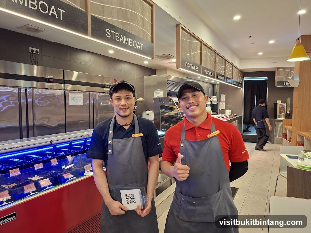 Staff in a Steamboat Restaurant