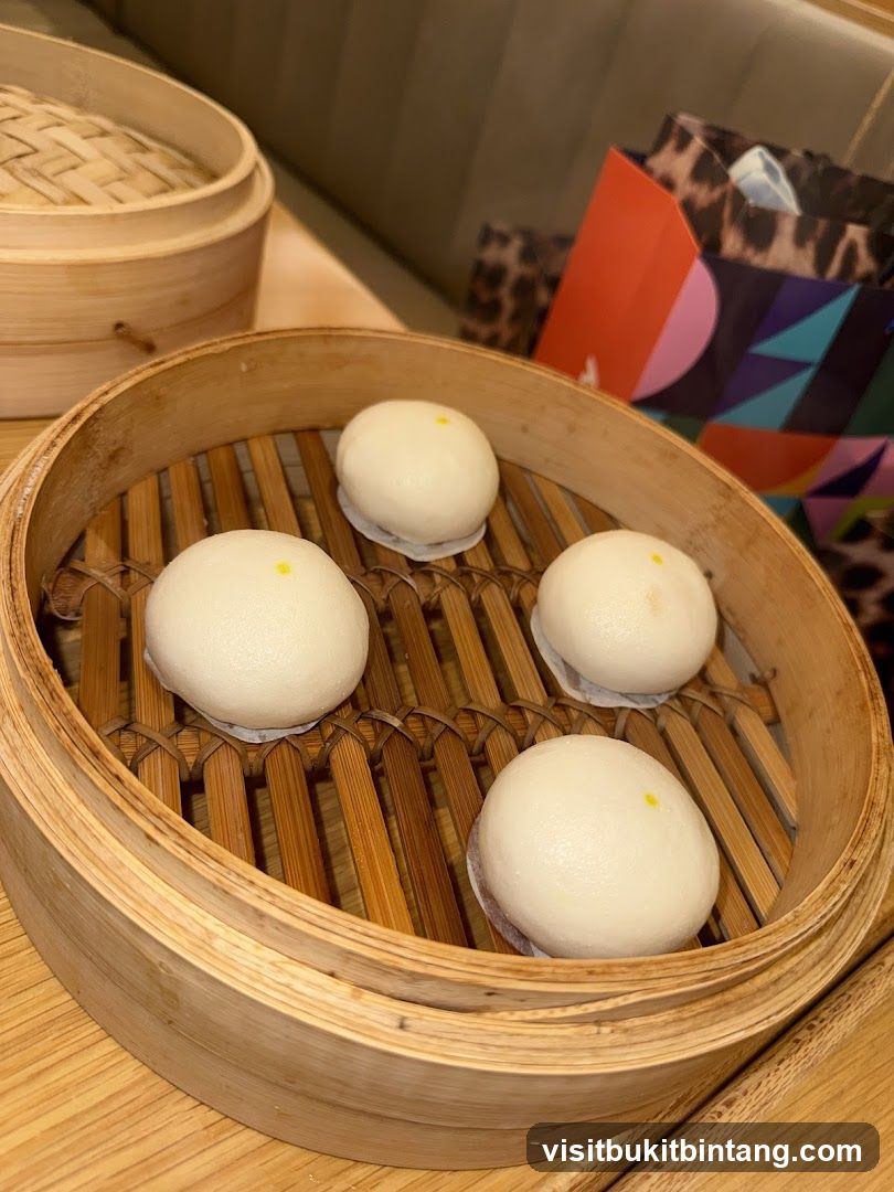 Steamed Buns in a Bamboo Steamer