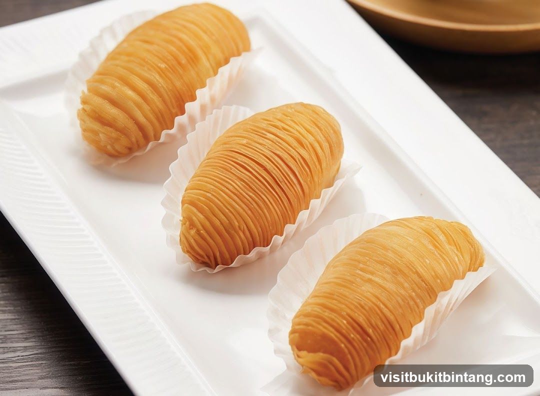 Three Golden Pastries