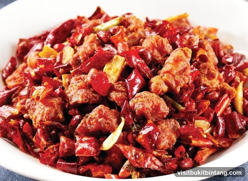 Spicy Fried Chicken with Dried Chilies