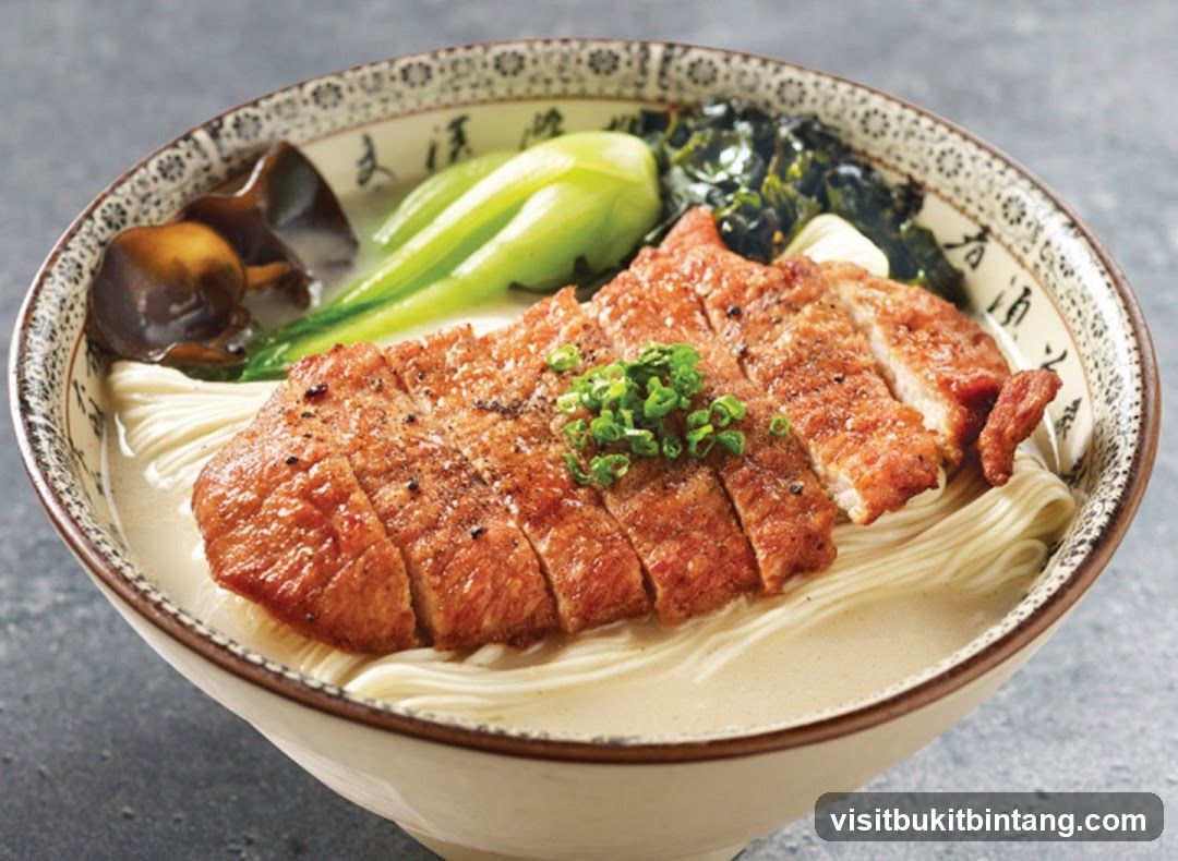 Pork Chop Noodle Soup