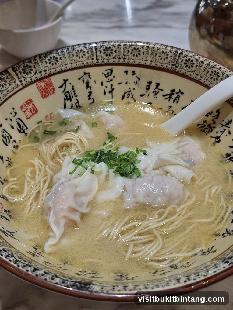 Wonton Noodle Soup