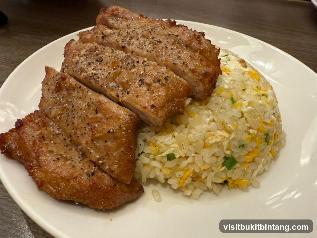 Pork Chop with Fried Rice