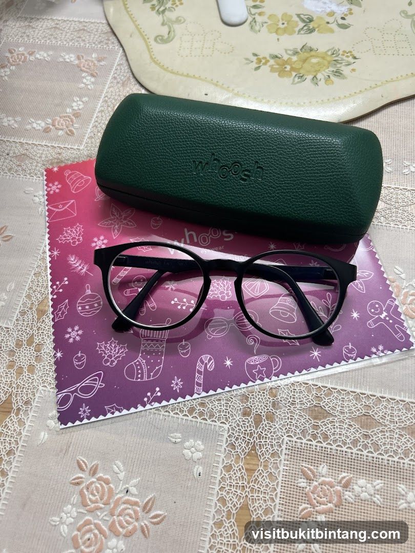 Eyeglasses and case