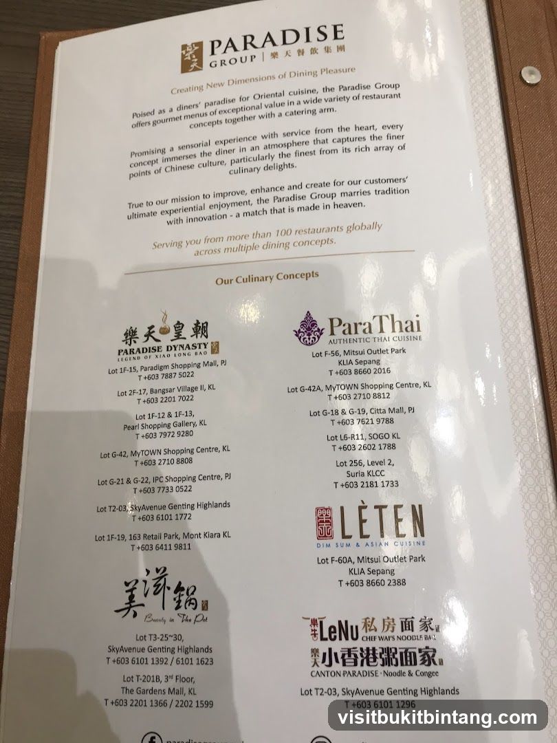 Our Culinary Concepts