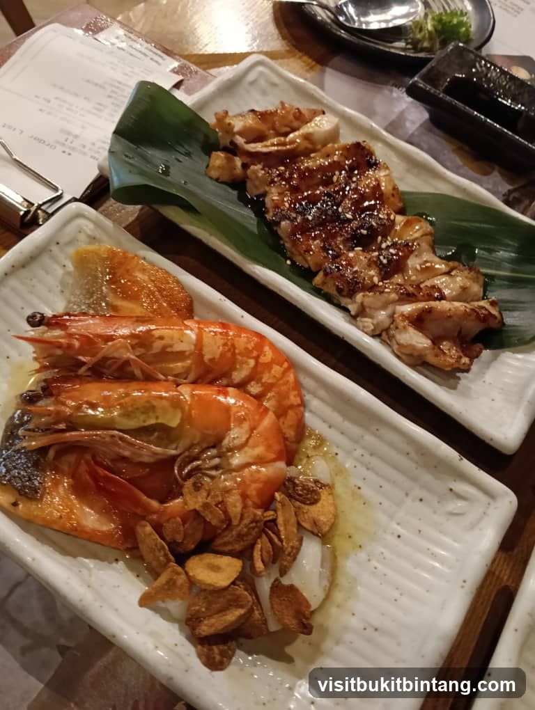 Grilled Chicken and Shrimp Appetizers