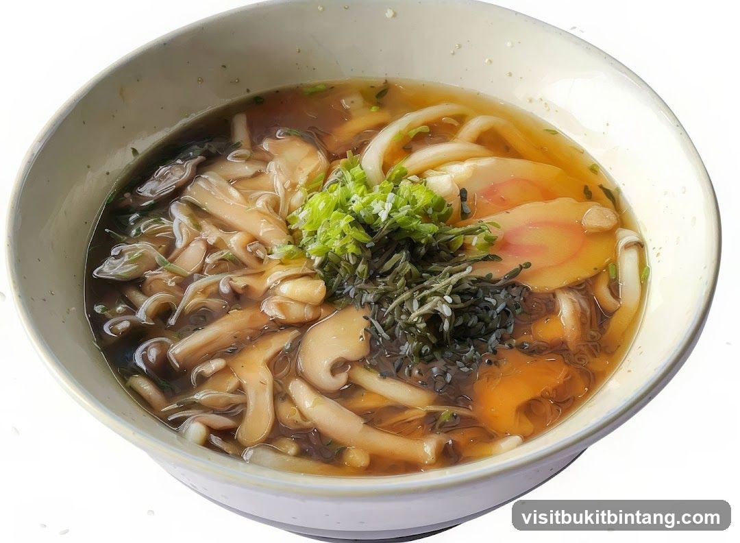 Mushroom Udon Soup