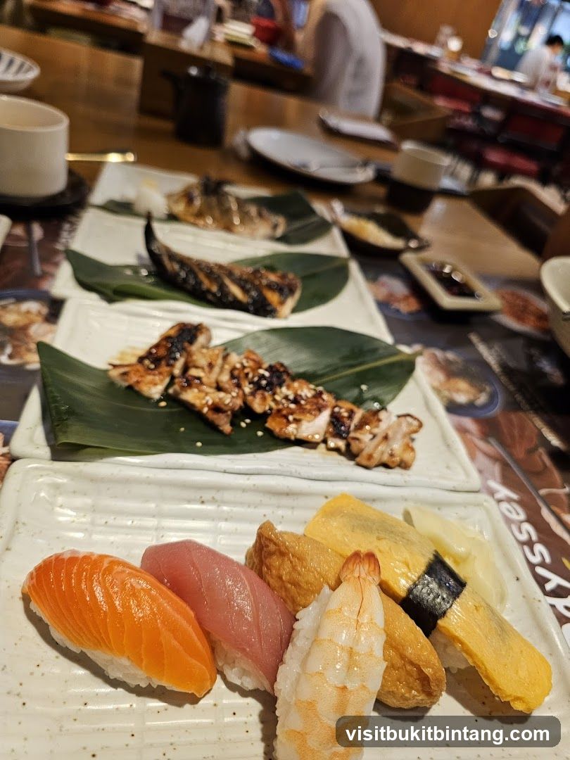 Sushi and Grilled Fish Platter