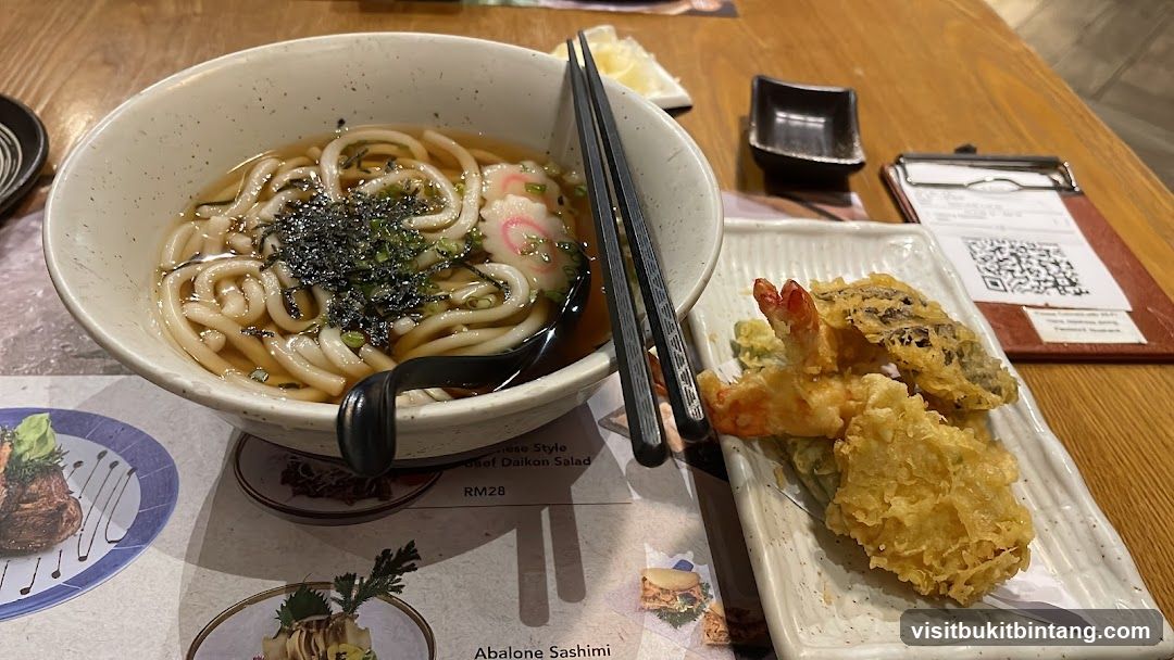 Japanese Udon and Tempura