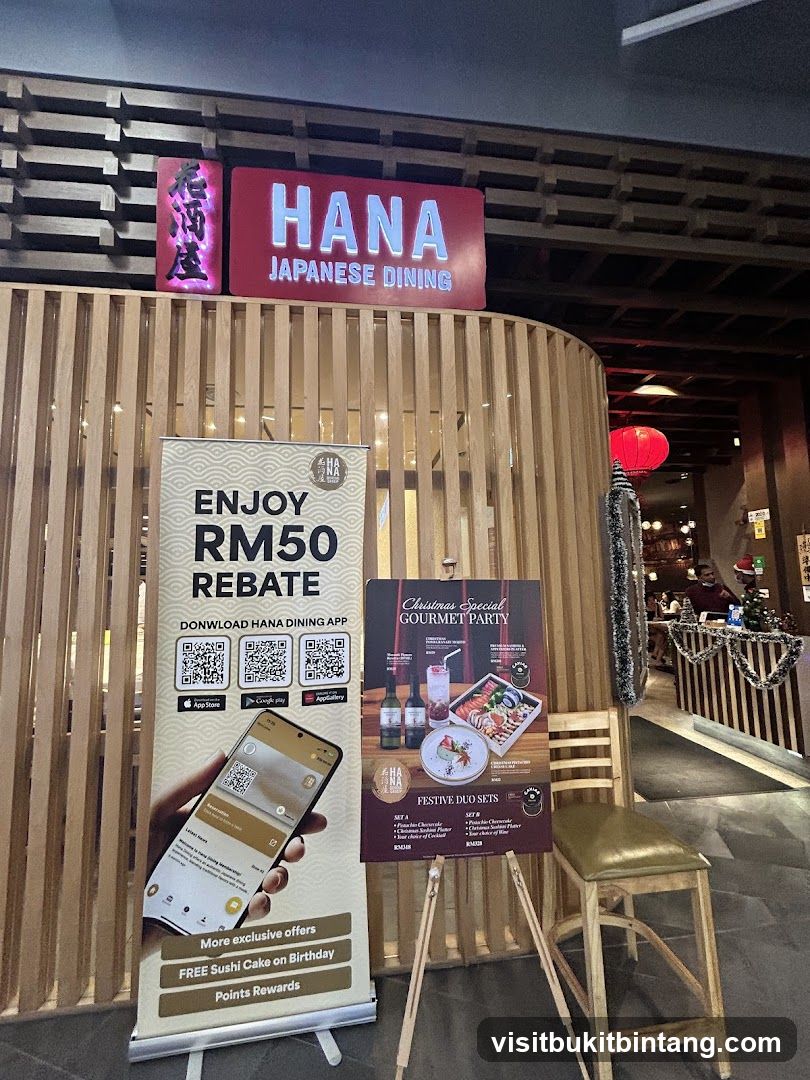 HANA Japanese Dining Promotions
