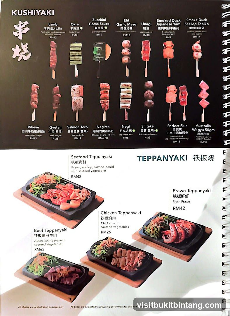 KUSHIYAKI & TEPPANYAKI