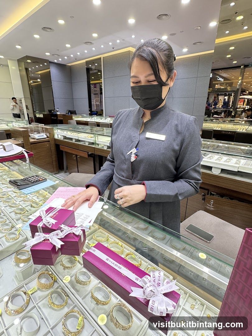 Jewelry Store Employee Assisting Customer