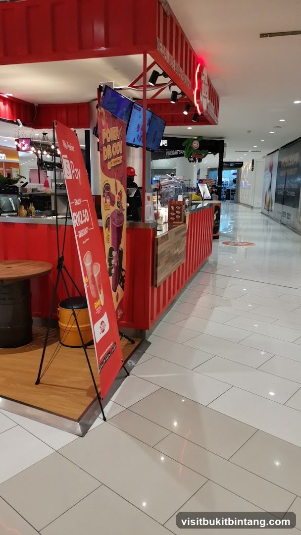 Beverage Kiosk in Mall