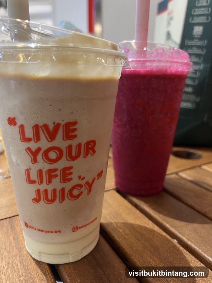 Two Smoothies on a Table