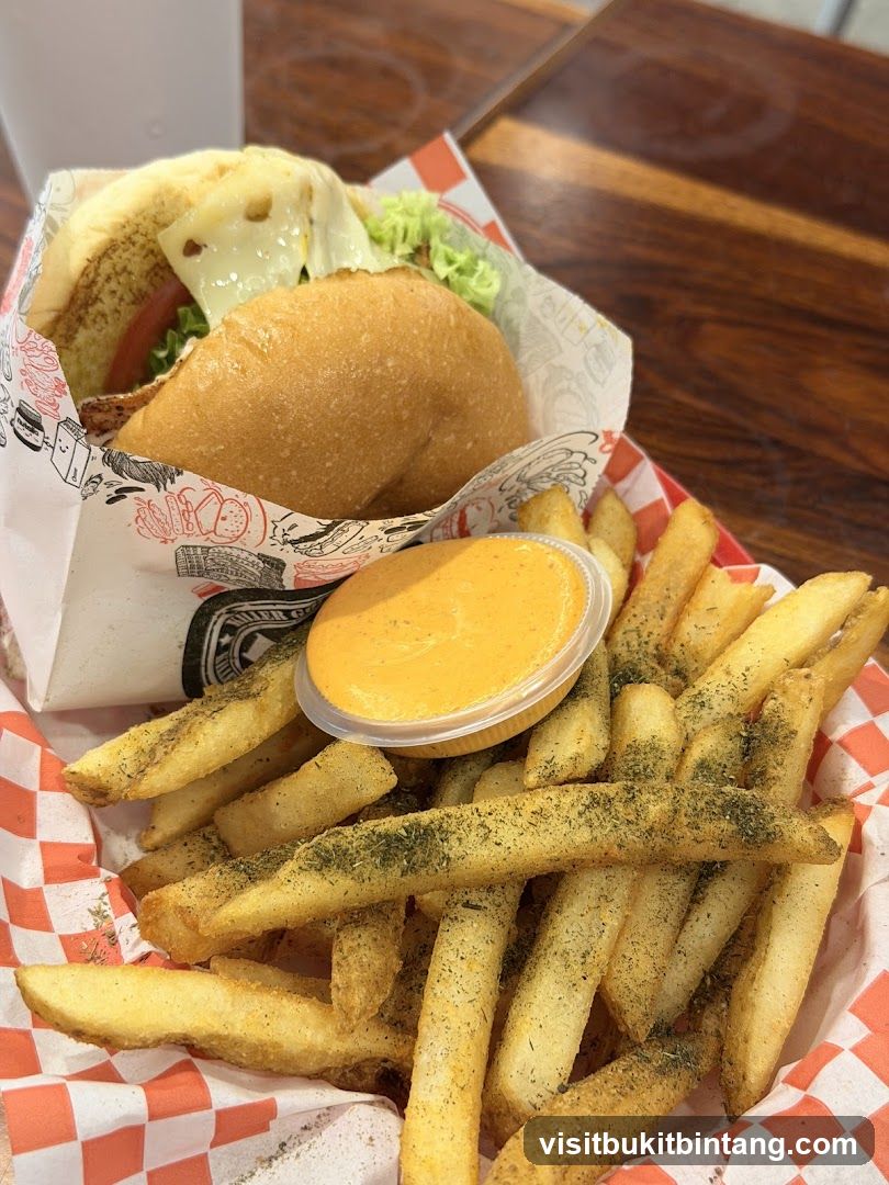 Burger and Fries