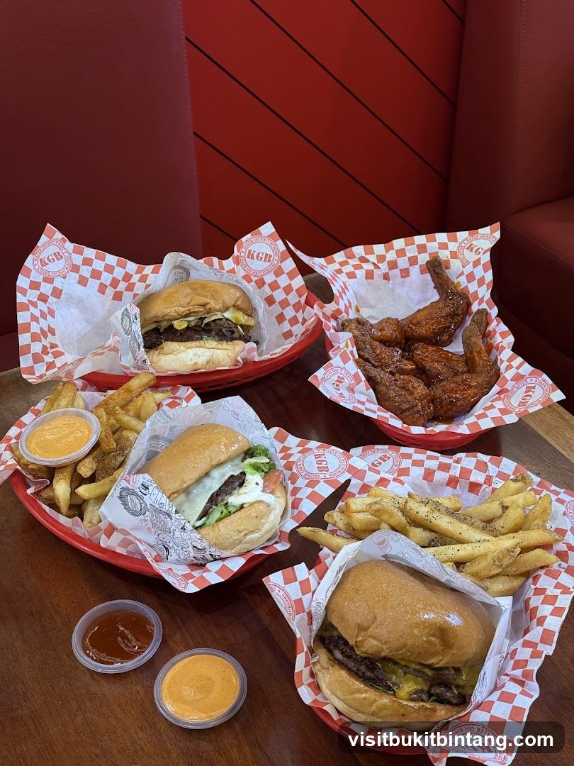 Burgers, Fries, and Wings