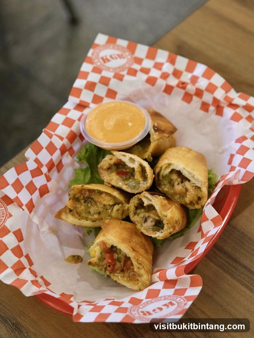 Egg Rolls with Dipping Sauce