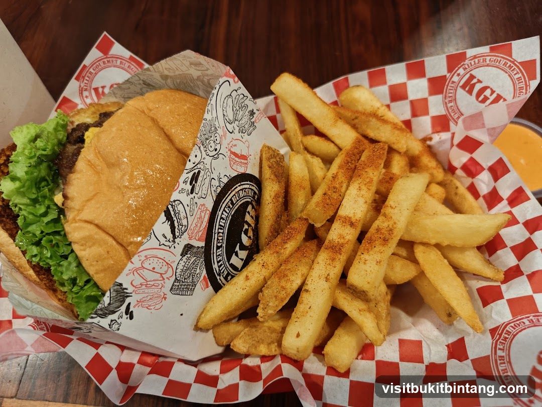 Burger and Fries
