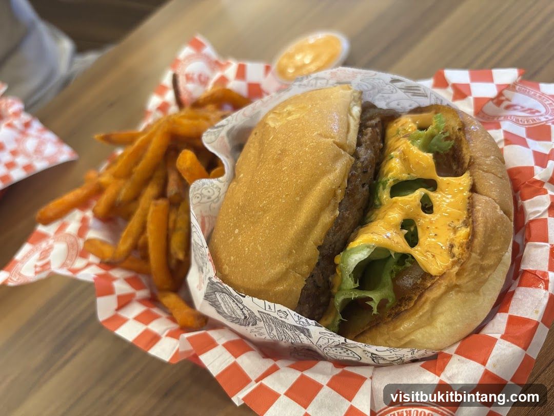 Burger and Fries