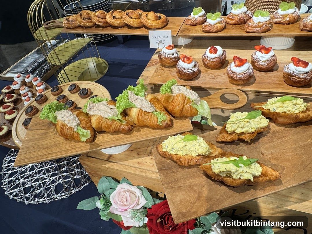 Assortment of Pastries and Croissants