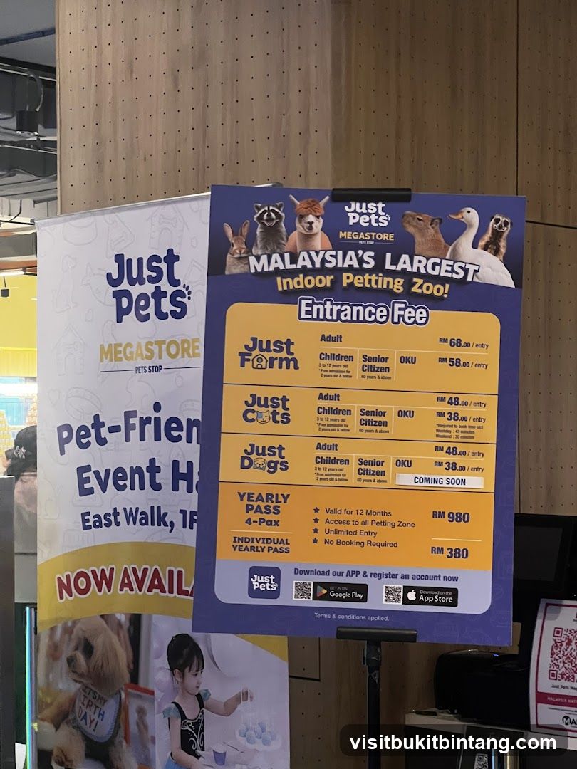 Just Pets Entrance Fee and Event Information