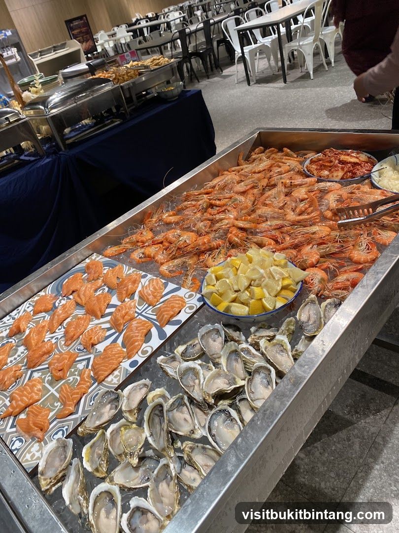 Seafood Buffet Display
