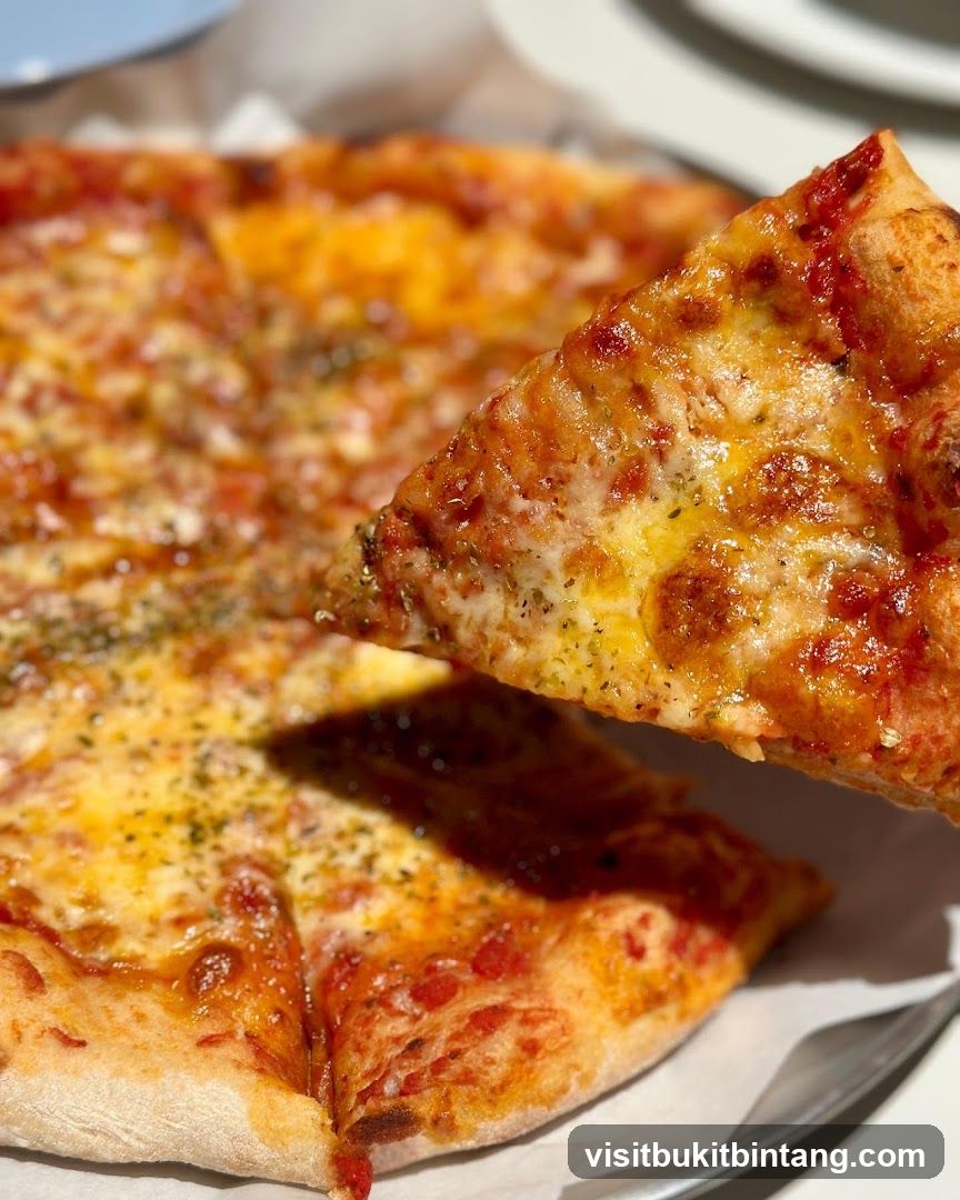 Close-up of a slice of pizza