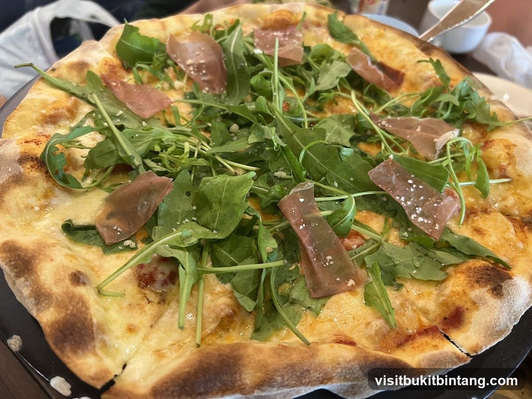 Prosciutto and Arugula Pizza
