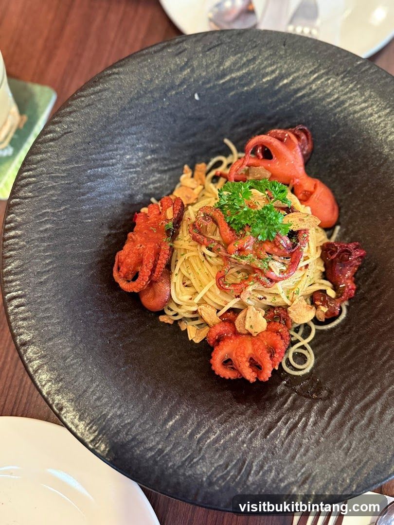 Spaghetti with Baby Octopus