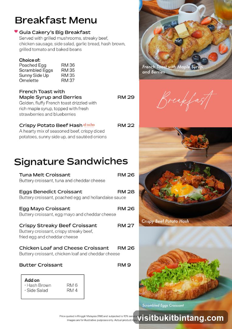 Breakfast Menu