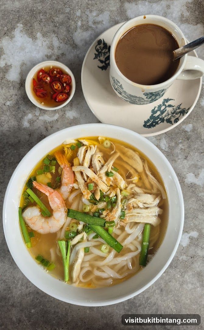 Noodle Soup and Coffee
