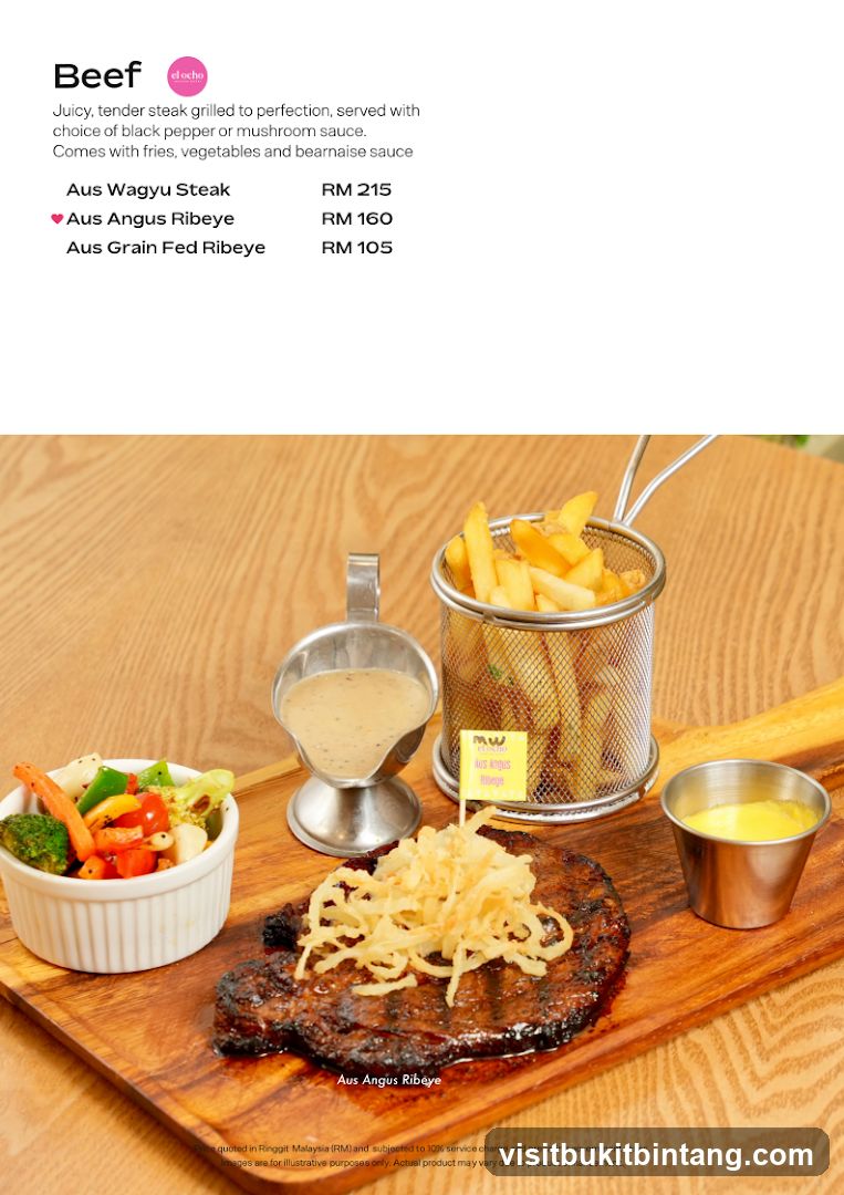 Beef Menu