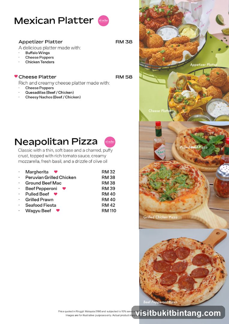 Mexican Platter & Neapolitan Pizza