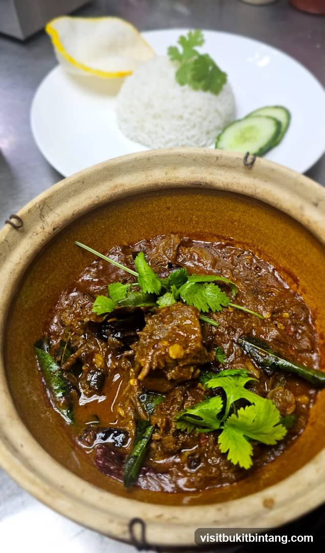 Beef Rendang with Rice