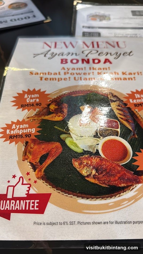 New Menu Ayam Penyet BONDA