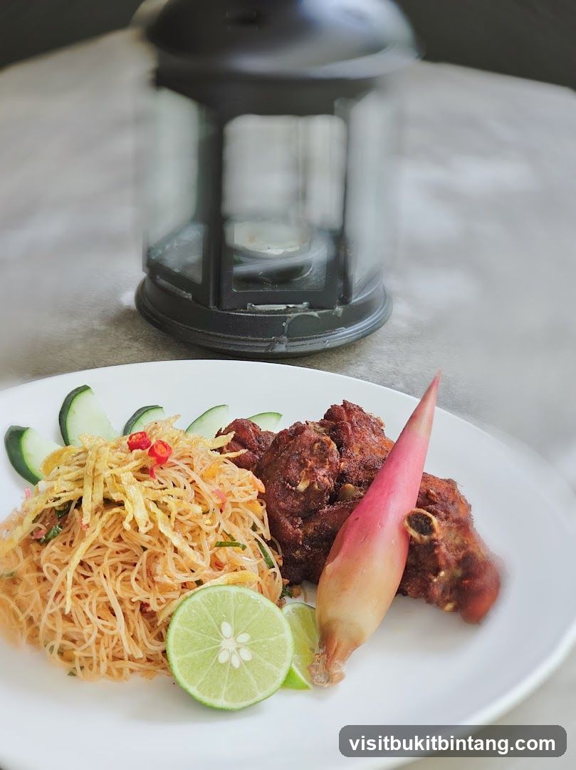 Fried Chicken and Noodles