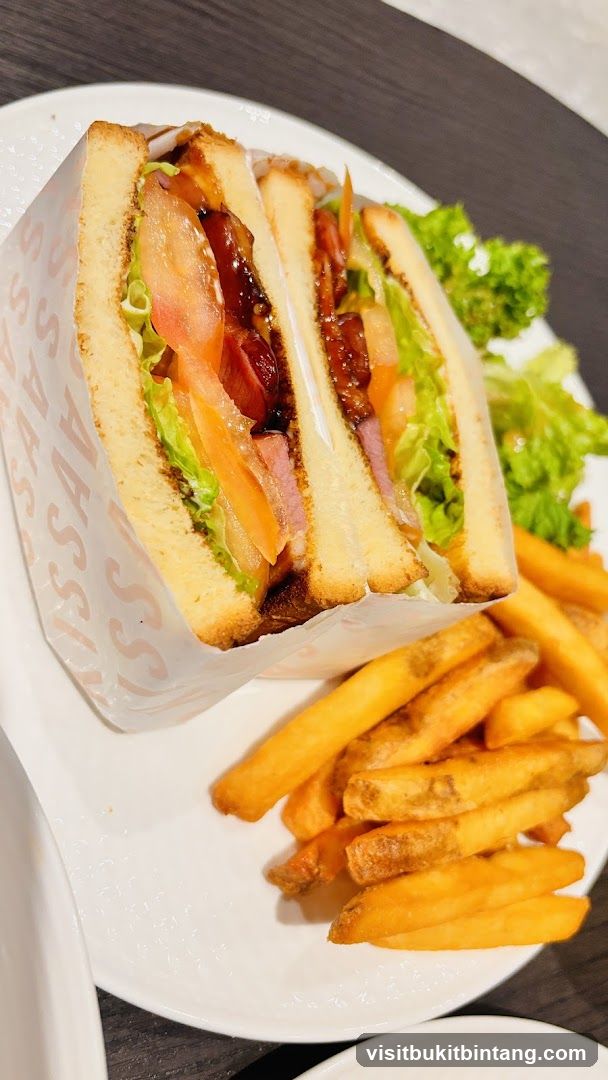 Club Sandwich with Fries