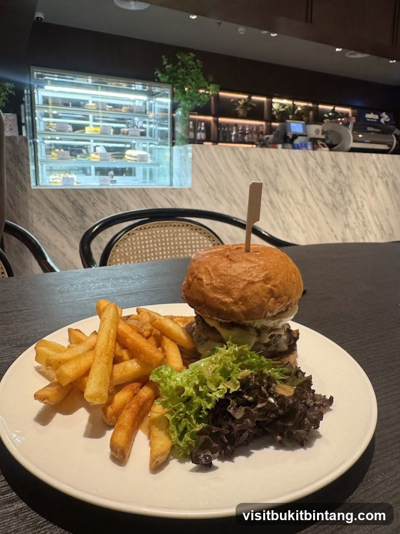 Burger and Fries