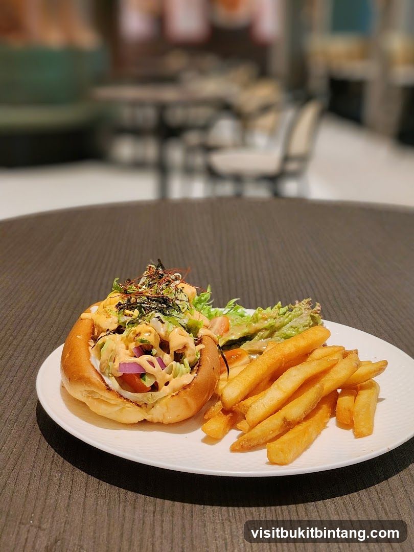 Burger and Fries